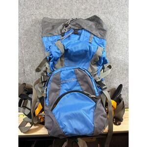 Marmot Hiking Bag Blue Gray Camping Daypack Lightweight Travel Outdoor Padded